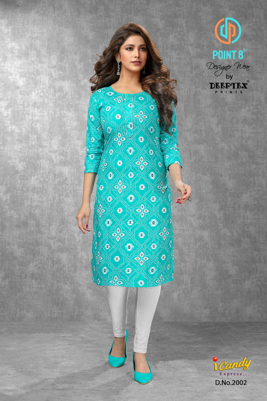 Deeptex I Candy Express 2 Cotton Printed Regular Wear Kurti Collection